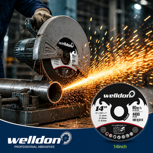 Welldon 14 Pouces 350Mm S.S. <span class=keywords><strong>Disque</strong></span> de coupe en métal adapté <span class=keywords><strong>à</strong></span> l'acier mental et inoxydable - Product Image 2