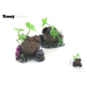 Baril à vin décoratif pour aquarium, décoration élégante pour aquarium - Product Image 3