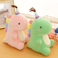 Peluche de dinosaure en peluche rose, cadeau d'anniversaire en gros