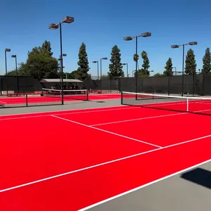 100% 纯新PP网球场联锁地砖油漆塑料室内室外运动场便携式浮球地垫