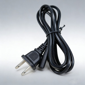 Cable de Alimentación de CA de 2 Clavijas para EE. UU., NEMA 1-15P a IEC C7, Cable SPT-1 18AWG Tipo <span class=keywords><strong>8</strong></span> para TV y Altavoz Inteligente - Product Image 2