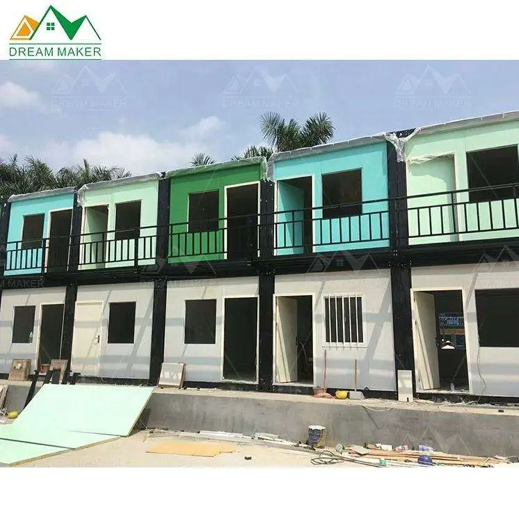 Factory Price Fiber Cement Floor China Container House Modular Container Homes Detachable Prefabricated Modular Prefab Home Work