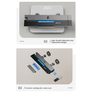 ชุดฝักบัวอาบน้ำอเนกประสงค์สุดหรู พร้อมหน้าจอดิจิตอลและปุ่มกดแบบเปียโน <span class=keywords><strong>ฝักบัว</strong></span>เซรามิกขัดเงา ระบบควบคุมอุณหภูมิ - Product Image 4