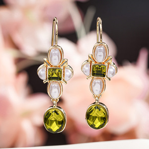 Pendientes de Princesa Estilo Barroco para Mujer, Joyería Elegante para la Noche - Product Image 6
