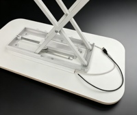 Comptoir pliable en tissu incurvé, portable, avec impression de logo personnalisé, table promotionnelle pour exposition, stand d'échantillonnage de produits