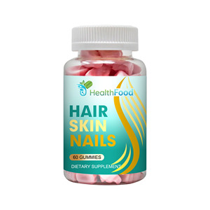 Hair Health <b>Gummies</b> with <b>Biotin</b> Vitamins and Zinc for Stronger Hair Radiant Skin and Healthy Nails Beauty products - Product Image 1