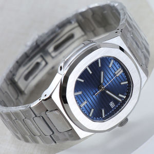 Montre automatique Minutetime sans logo DIY, mouvement NH35, montres mécaniques pour HOMMES, bracelet de luxe, cadran stérile NH35, étanche - Product Image 3