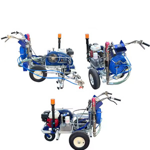 SHOWWAY Factory Price Low Cost Maintenance <b>Hand</b> Push Cold Spray Road Marking Machine 6.5HP Engine High Efficiency 1 Year Automat - Product Image 1