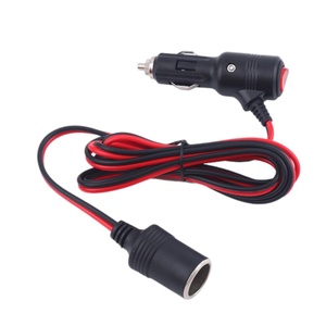 High-Power Fast Charger 12-24V Cigar <strong>Lighter</strong> Power Cable Switch Heavy-Duty Vehicle <strong>Extension</strong> <strong>Lead</strong> for Auto Cleaning Tools - Product Image 1