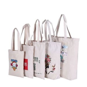 Stylish Promotional Custom Printed Organic Cotton Bag Canvas Tote Bags