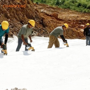 600g Filament <span class=keywords><strong>PP</strong></span> Pet vải địa kỹ thuật để kiểm soát xói mòn đường lái xe màu đen giữ lại tường thoát nước không dệt vải địa kỹ thuật - Product Image 4