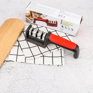 Professional 4-Stage Manual Kitchen <strong>Scissor</strong> <strong>Knife</strong> <strong>Sharpener</strong> Non-Slip Rubber Handle <strong>Multi</strong>-<strong>Task</strong> <strong>Sharpener</strong> for Home Use - Product Image 2