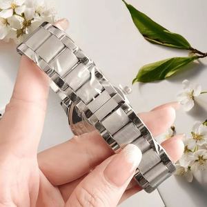 Reloj de Pulsera Elegante para Mujer, Correa de Acero Inoxidable Plateada, Esfera Gris Minimalista, Relojes de Lujo con Movimiento de Cuarzo - Product Image 5