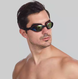 Occhiali da nuoto per adulti e bambini, Anti-appannamento, ad alta definizione, forniture essenziali per il nuoto, fascia in Silicone morbido - Product Image 3