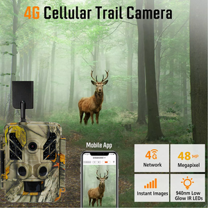 <span class=keywords><strong>Action</strong></span> extérieure 4G Caméra de <span class=keywords><strong>chasse</strong></span> 48MP 1080P Vision nocturne activée par mouvement Caméra de piste MMS Caméra de jeu infrarouge sans fil - Product Image 5