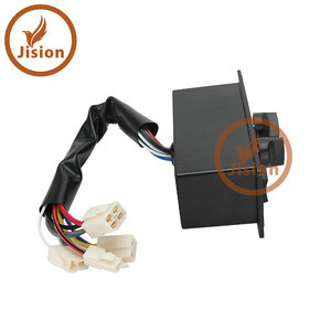 ชิ้นส่วนรถขุดสำหรับ ZE60 65 80 85E แผงควบคุมเครื่องปรับอากาศแผงสวิตช์ 12V - Product Image 5