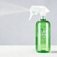 Offre Spéciale – Bouteille PET PCR RPET Verte Personnalisée 300ML 10OZ avec Pulvérisateur à Gâchette Fine, Impression de Logo Personnalisée sur Soie, Échantillon Gratuit, OEM