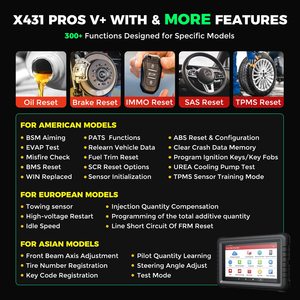 Herramientas de escáner de diagnóstico automático Launch X431 Pros V 1,0X431 <span class=keywords><strong>Vpro</strong></span>, X431 Obd2, para todos los coches - Product Image 5