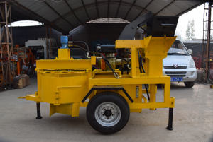 Máquina para Fabricar Bloques de Arcilla Intertrabados M7mi Sin Paletas, con Motor Diésel de 15 hp - Product Image 4