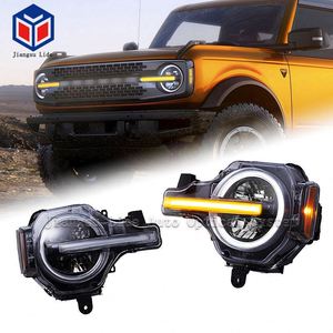 Faro Anteriore con Indicatore di Direzione e Luci Diurne a <span class=keywords><strong>LED</strong></span> per Ford Bronco 2021 2022 2023 - Product Image 2