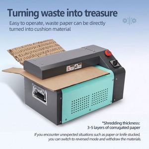 Strong Semi-<b>automatic</b> Paper Shredder for Food & Beverage Packaging Bags Easy Operation 5-year Warranty - Product Image 4