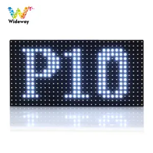 320x160mm חיצוני מלא צבע מסך וידאו קיר פרסום תצוגת P10 עבור חיצוני בחדות גבוהה LED תצוגת מודול