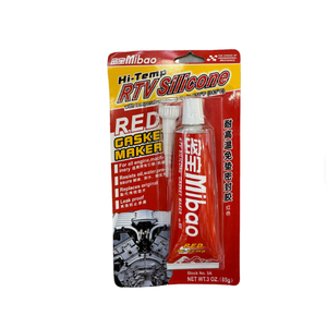 Mastic de moteur RTV résistant aux hautes températures Colle sans mastic Adhésifs imperméables résistants à l'huile Rouge Noir Gris - Product Image 3