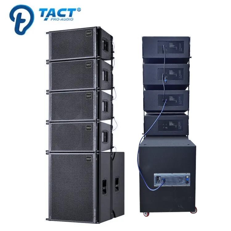 Krachtige Enkele 12 Inch Actieve Line Array Luidspreker Met Dsp Buitenluidspreker Of Indoor Show Line Array Luidsprekersysteem