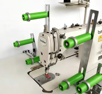 Machine à coudre à plat informatisée à six roues, roue en caoutchouc, cadre élastique, enrouleur de canette, pièces de machine à coudre