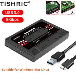 Tishric Ổ Cứng Bên Ngoài Bao Vây USB3.0 Để SATA Đĩa Cứng 2.5Inch Bên Ngoài Trường Hợp Di Động <span class=keywords><strong>HDD</strong></span> Hộp Cho Chơi Game PC Máy Tính Xách Tay PS5/4 - Product Image 2
