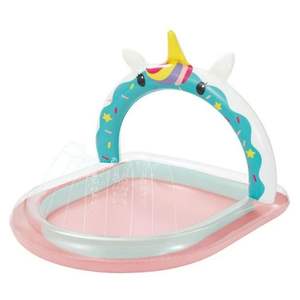 Tête d'arrosage pour enfants, pour <span class=keywords><strong>piscine</strong></span> familiale, <span class=keywords><strong>avec</strong></span> motif licorne, jouet gonflable pour <span class=keywords><strong>piscine</strong></span>, <span class=keywords><strong>centre</strong></span> <span class=keywords><strong>de</strong></span> jeu pour l'été. - Product Image 1