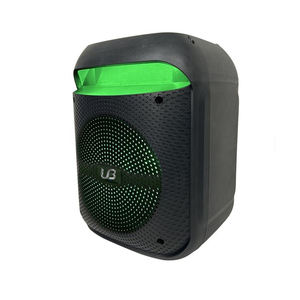 Enceinte sans fil avec microphone extérieur Boom Cube LED RGB de 8 pouces, batterie 2400 mAh, 20 W, radio FM 5.0, étanche, avec télécommande - Product Image 3