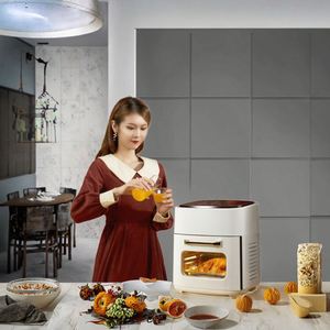 Friteuse à air chaud multifonctionnelle 15L grande capacité pour la maison, écran tactile automatique, sans fumée, 15 litres - Product Image 3
