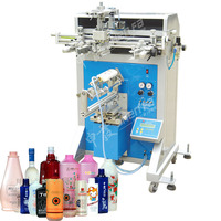 Máquina de impresión de pantalla de seda de botella de vidrio, máquina de impresión de botellas de plástico para botellas planas