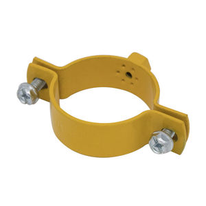 Zinc-plated 2.5mm Plastic Coating Heavy Duty Pipe <b>Clamps</b> With Reinforced Band Two Side Screw - Product Image 4