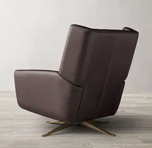 Nouvelle arrivée : fauteuil de bureau pivotant et inclinable en cuir Luke, mobilier d'intérieur populaire - Product Image 4