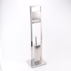<span class=keywords><strong>Porte</strong></span>-<span class=keywords><strong>rouleau</strong></span> de papier <span class=keywords><strong>toilette</strong></span> en acier inoxydable chromé <span class=keywords><strong>et</strong></span> support de <span class=keywords><strong>brosse</strong></span> pour salle de bain - Product Image 1