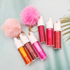 Aceite labial en tubo redondo tipo llavero, brillo labial transparente hidratante y voluminizador portátil, cuidado labial nutritivo, venta al por mayor de marca privada - Product Image 2