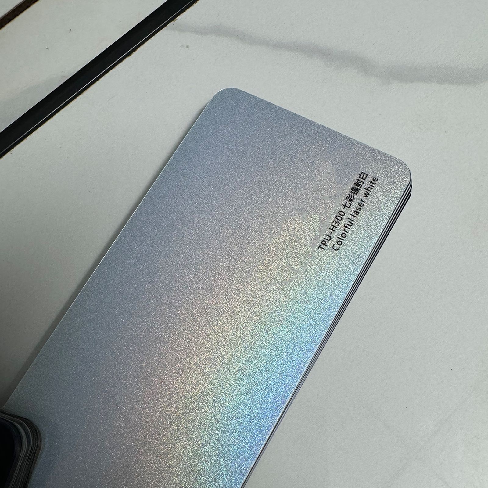 TPU-laser coloré blanc