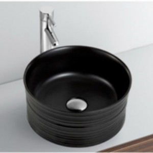 Lavabo de Cerámica Ouni Matte Art de 500x395mm con un Solo Orificio para Instalar en la Encimera - Product Image 3