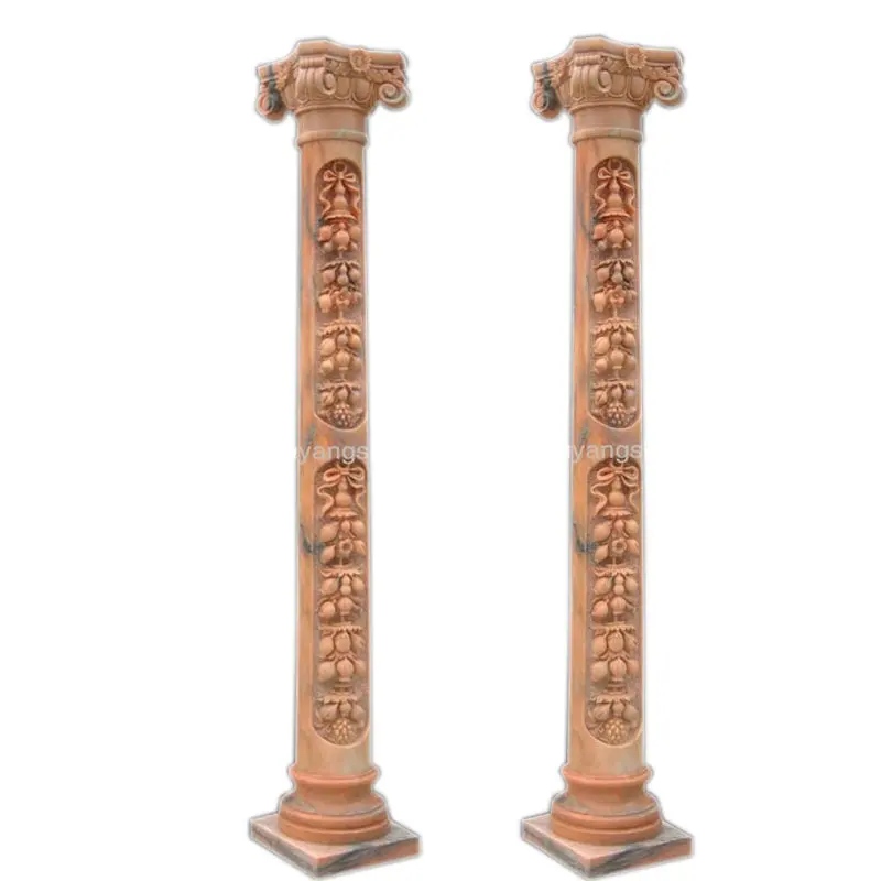 Shengye kolom granit marmer gaya Eropa dan desain pilar dengan diskon besar