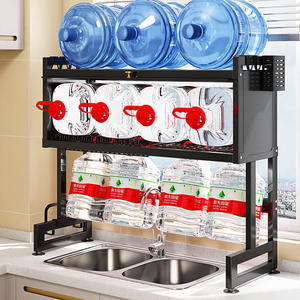Prateleira de armazenamento para pratos de cozinha, escorredor de pratos com tampa à prova de poeira, organizador de metal, escorredor de pratos, <span class=keywords><strong>rack</strong></span> de armazenamento para utensílios de mesa, venda imperdível - Product Image 6