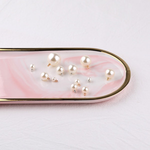 Round Pearl Pendant Loose Beads Plastic Resin For Jewelry Making Spring 2024 Yiwu Origin - Product Image 3