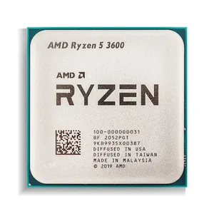 3600 R5 cho AMD r yzen 5 3600 3.6GHz Sáu Lõi mười hai chủ đề CPU Bộ vi xử lý 7nm 65W L3 = 32M 100 000000031 ổ cắm AM4 không có quạt mát
