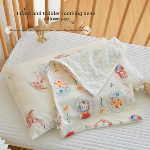 0-3 anni personalizzabile bambino quadrato cartone animato stile europeo-americano federa casa uso 100% cotone Anti acaro della polvere - Product Image 4