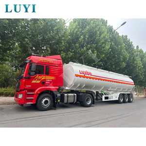LUYI Ventas directas de fábrica Buena calidad Tres ejes Diseño de una sola cabina Semirremolques cisterna de combustible Tanque de aceite de acero al carbono - Product Image 4