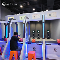 Jeu de tir au laser infrarouge commercial 10m, machine de jeu d'arcade, simulateur de tir à la cible, champ de tir au laser