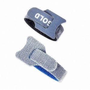 Sangles de vélo personnalisées en nylon 100% avec patchs auto-agrippants, attaches en nylon réutilisables, serre-câbles auto-agrippants - Product Image 3