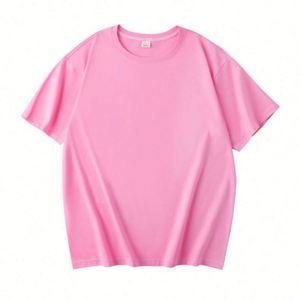 T-shirts unisexes à manches courtes coupe ample, 100 % coton, col rond, respirants, personnalisables en gros - Product Image 5