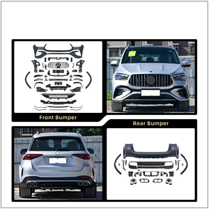 Kit carrosserie style AMG53 pour Mercedes-Benz <span class=keywords><strong>GLE</strong></span> W167 2020-2023, conversion facelift, pare-chocs et calandre sans découpe - Product Image 3